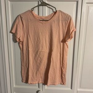 PINK Victoria's Secret Light Coral Short Sleeve Tee